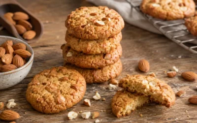 Galletas caseras con almendras naturales